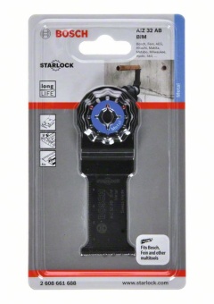 НАСАДКА BOSCH STARLOCK полотно для реноватора Bosch BIM AIZ 32 AB Metal 32 x 30 mm 2608661688 (2.608.661.688)